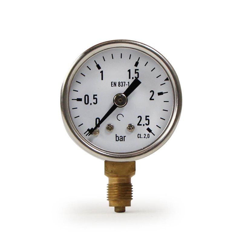 La Pavoni Lever Compatible Pressure Gauge (Stainless Steel)