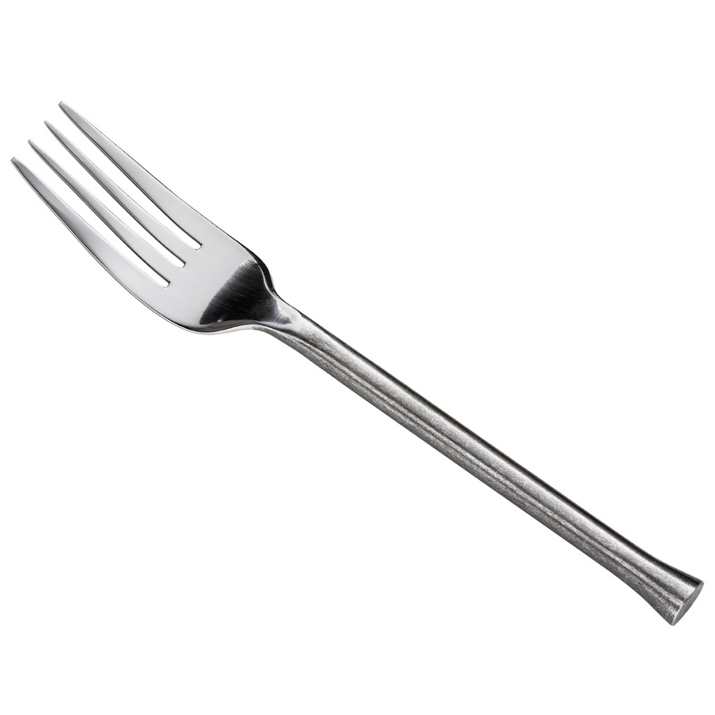 Oneida B582FDIF Wyatt 8 7/16″ 18/0 Stainless Steel Heavy Weight European Dinner Fork – 12/Pack