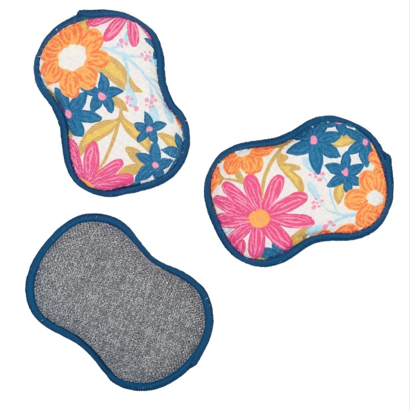 Reusable Sponge Set – Mini Blooms