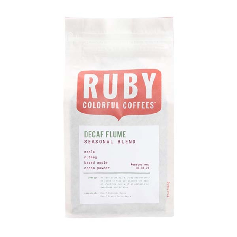 Ruby Coffee Roasters – Decaf Flume Seasonal Blend