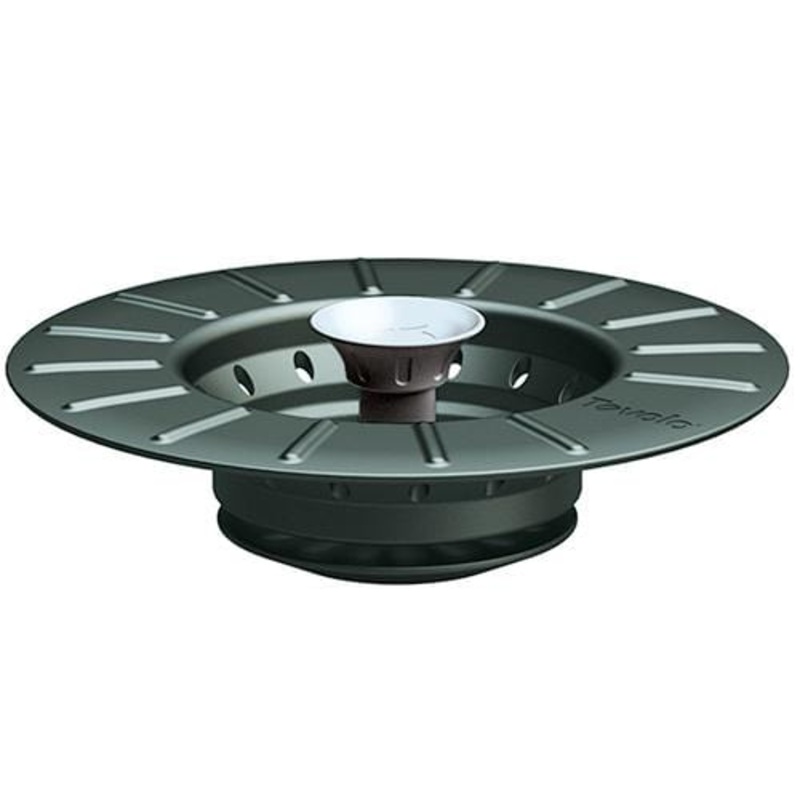 Tovolo Collapsible Sink Stopper & Strainer – Gray