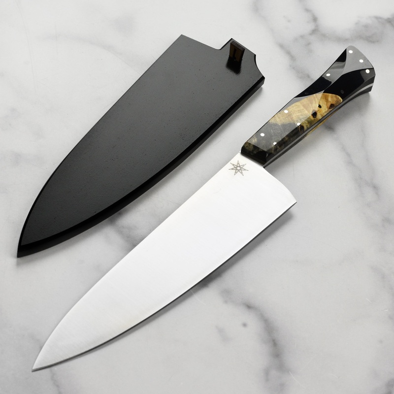 Town Cutler Desert Dawn 8.5″ Chef’s Knife with Saya