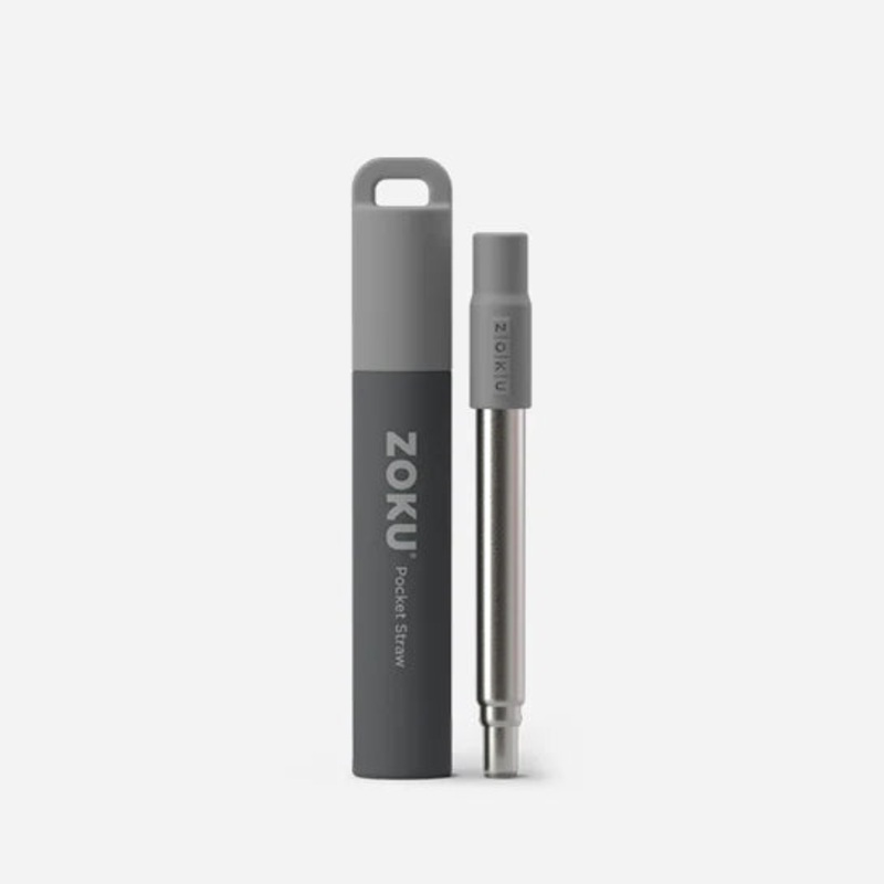 Zoku – Pocket Straw- Grey