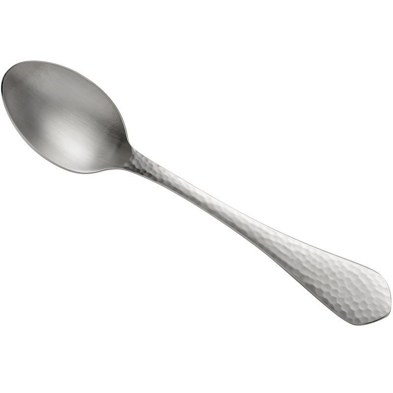 Arcoroc FM606 Stone Satin 7″ 18/10 Extra Heavy Weight Stainless Steel Dessert Spoon – 12/Pack