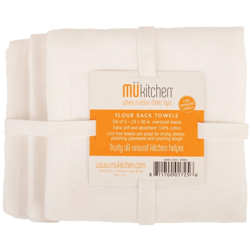 MU Kitchen- Flour Sack Towels- White