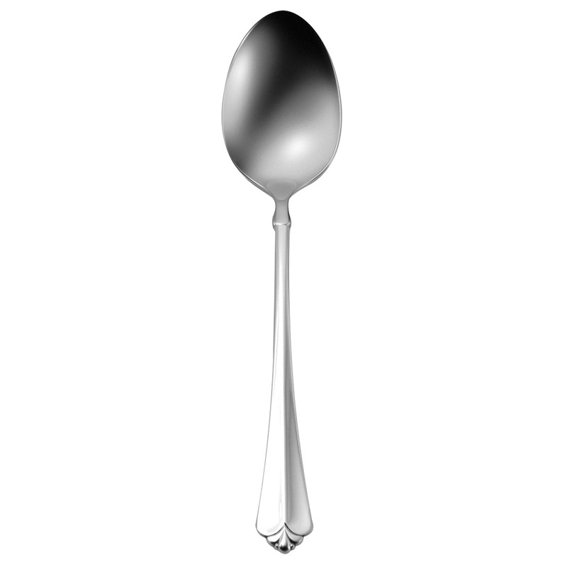 Oneida 2273STBF Juilliard 8 1/4″ 18/10 Stainless Steel Extra Heavy Weight Tablespoon / Serving Spoon – 12/Pack
