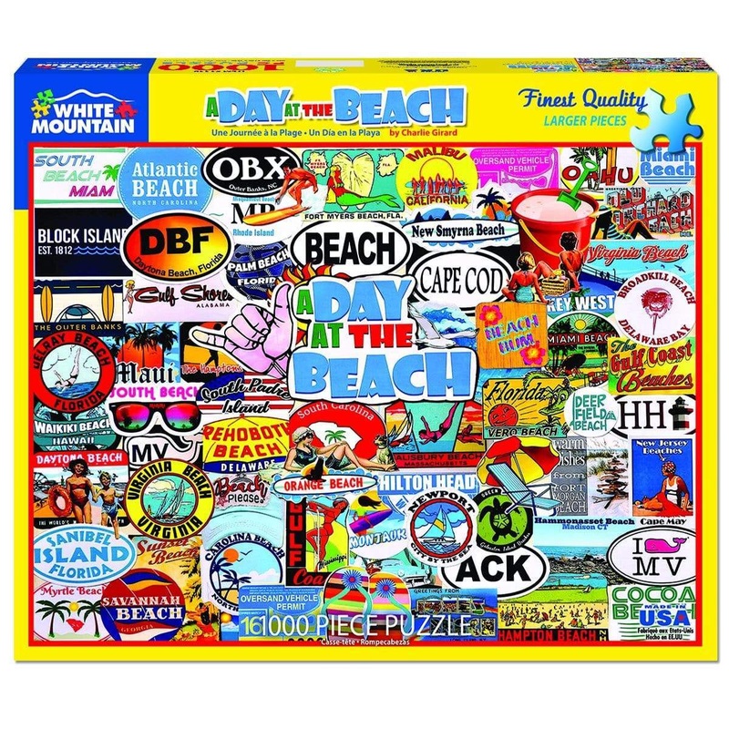 Puzzle 1,000 piece inA Day At The Beachin