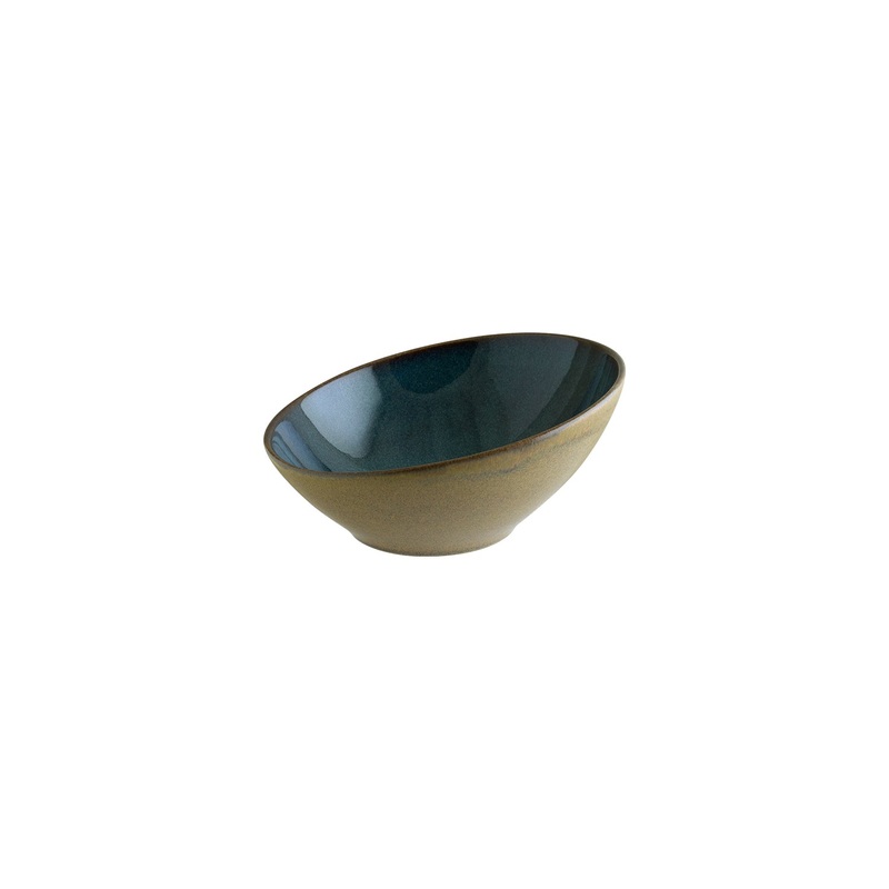 Sphere Ocean dia.8.5″ h:4″ 29 oz. Round Blue Porcelain Bowl