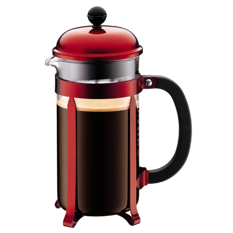 Bodum Red Chambord 8 cup 34oz French Press Coffee Maker