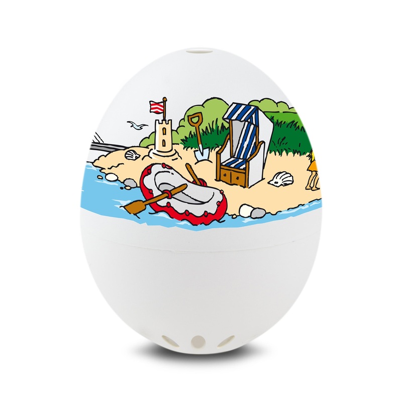 Brainstream Coastal BeepEgg Singing and Floating Egg Timer for Boiled Eggs