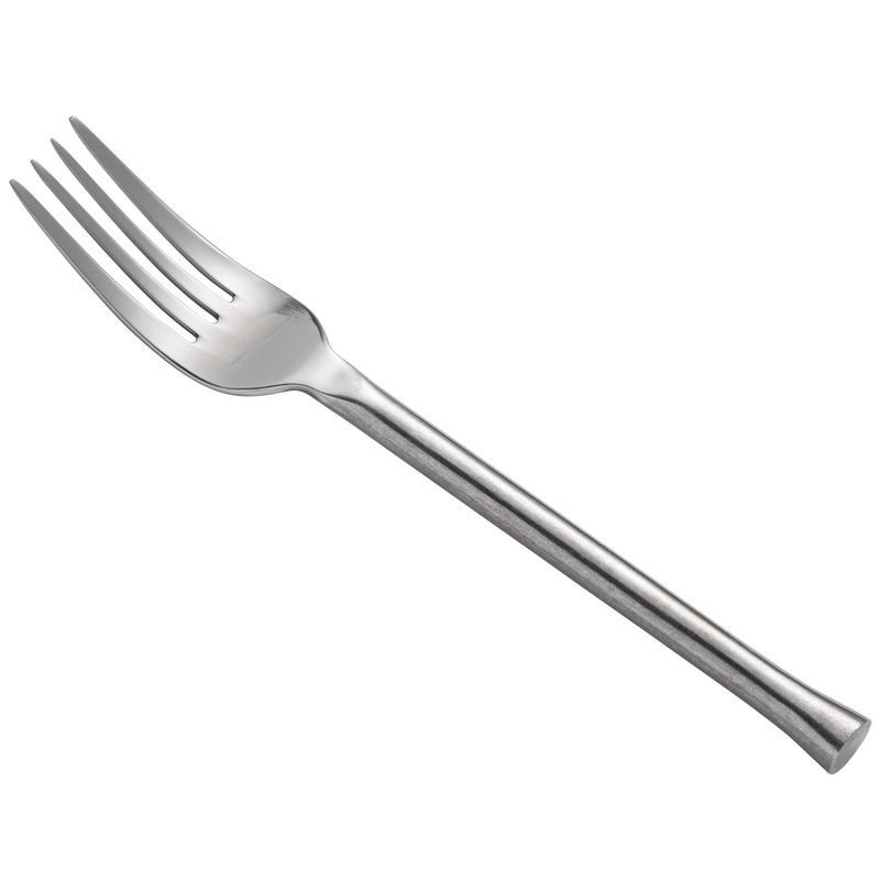 Oneida B582FDEF Wyatt 7 1/8″ 18/0 Stainless Steel Heavy Weight Dessert / Salad Fork – 12/Pack