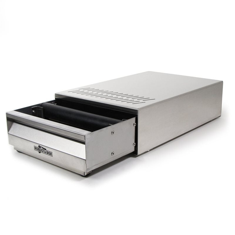 Robusta Box Stainless Steel Under Grinder Knock-Out Drawer – Large