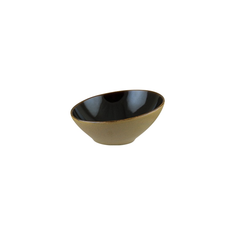 Sphere Earth dia.8.5″ h:4″ 29 oz. Round Black Porcelain Bowl