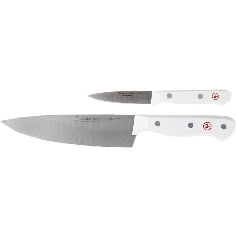 Wusthof Gourmet White – 2 Pc. Mini Chef’s Knife Set