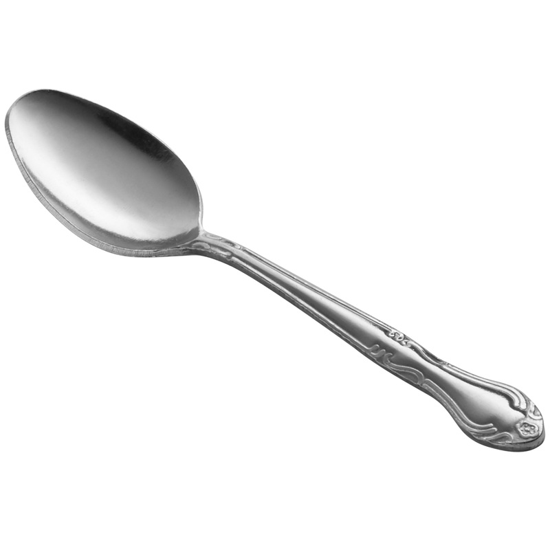 Choice Bethany 4 1/4″ 18/0 Stainless Steel Demitasse Spoon – 12/Pack