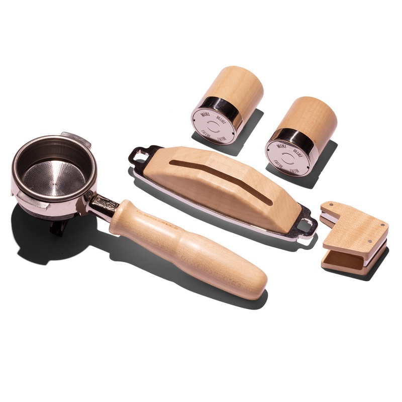 La Marzocco Linea Mini Customization Kit – Maple/Walnut