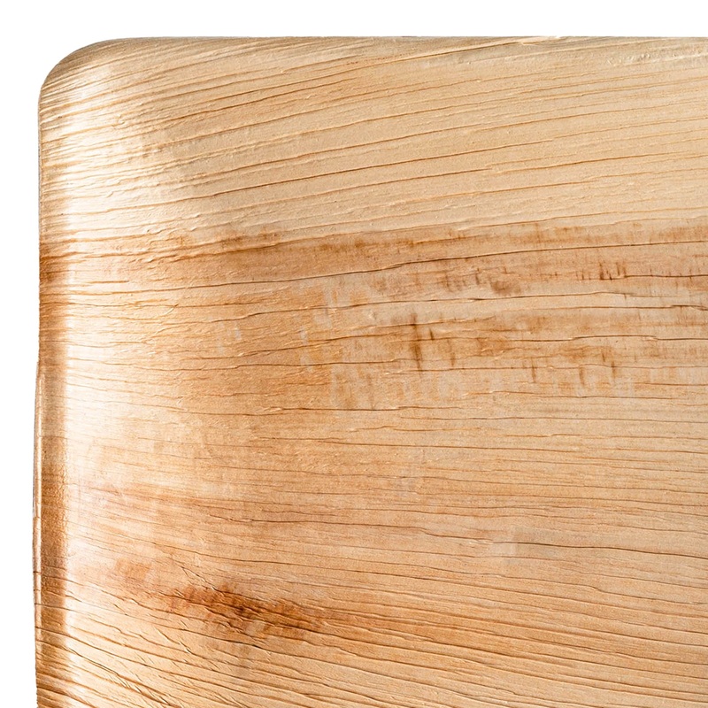 Square Palm Leaf Eco Friendly Disposable Dinner Plates (10″)