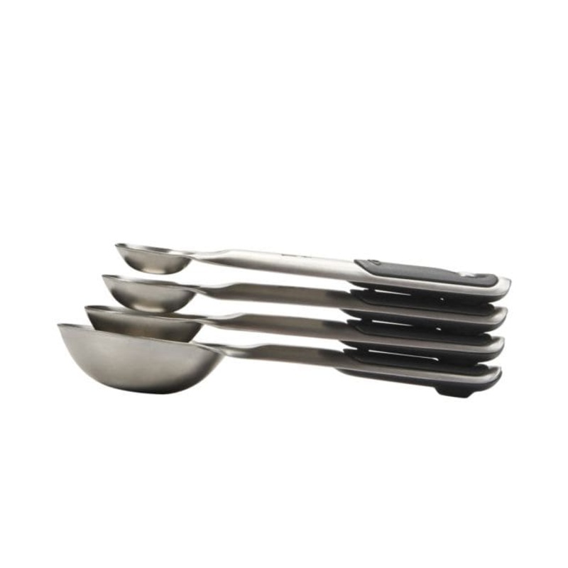 Stainless Steel, Magnetic Measuring Spoons – Set of 4 by OXO Good Grips