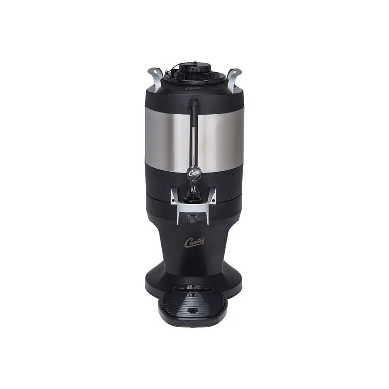 Wilbur Curtis ThermoPro 1.0 Gal. Insulated Dispenser with Black Sight Glass and Wide Mouth Lid