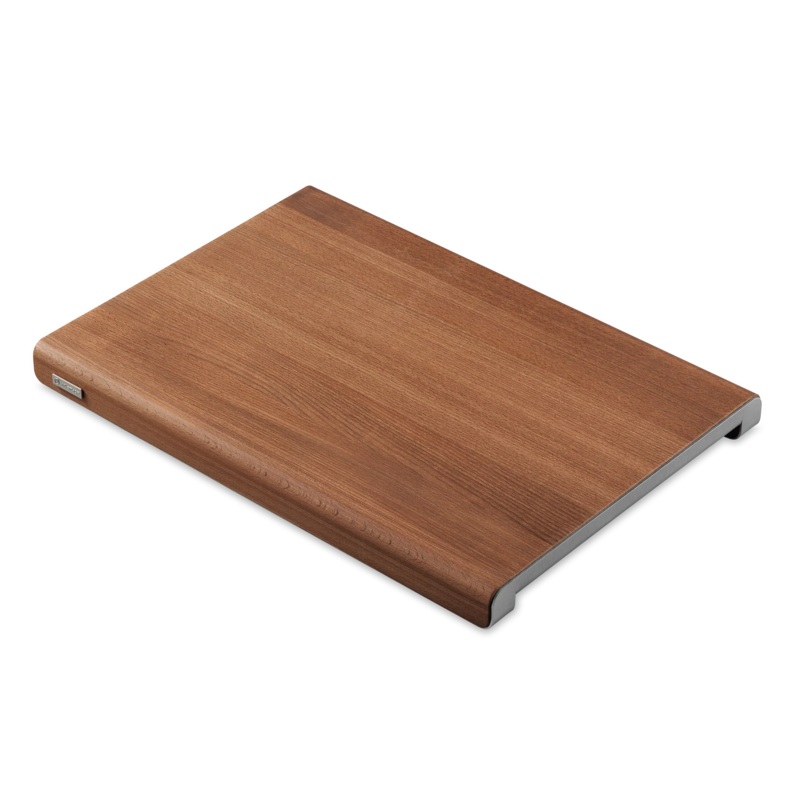 Wusthof – 19.5″ x 13.75″ x 1″ Large Cutting Board – Heat Treated Beech & Stainless Steel