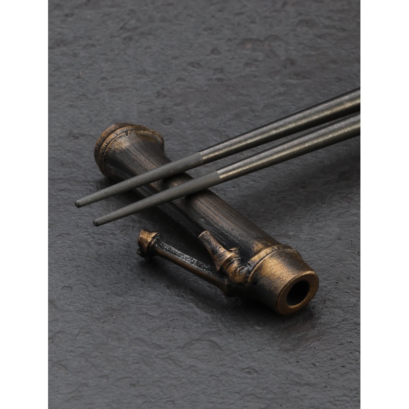 Bronze Bamboo Chopstick Rest