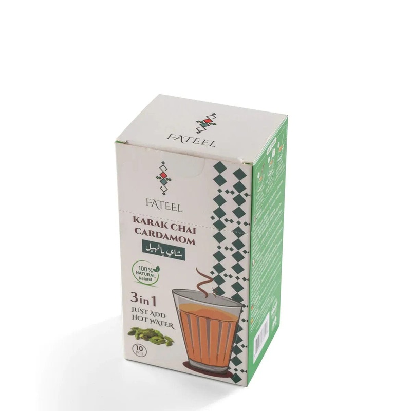 Fateel Karak Chai Cardamom(Tea Latte) Premix 10 Packs