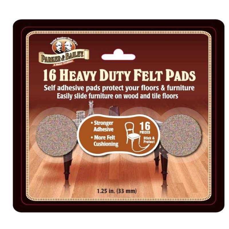 Parker & Bailey Heavy Duty Felt Furniture Pads – 16 Ct.