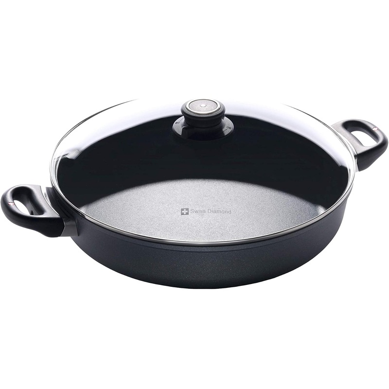 Swiss Diamond – 12.5″ Sauteuse w/Glass Lid