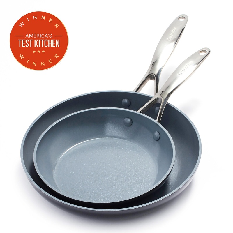 Valencia Pro Ceramic Nonstick 8″ and 10″ Frypan Set