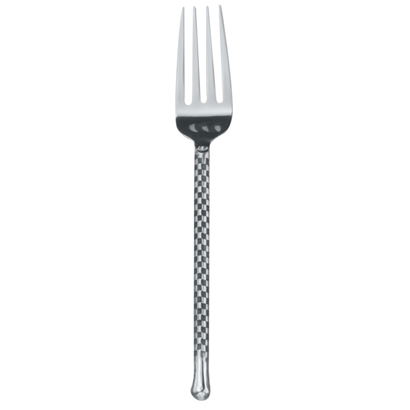 Walco CHAR05 Charred 8 1/4″ 18/10 Stainless Steel Extra Heavy Weight Dinner Fork – 12/Pack