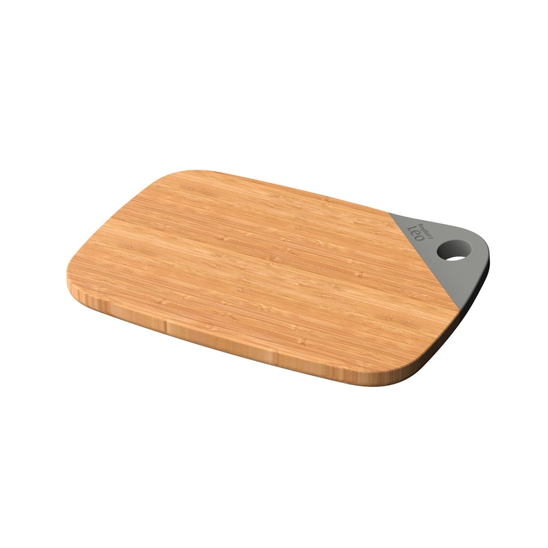 BergHOFF Balance Bamboo Small Cutting Board 11″, Recycled Material, Gray