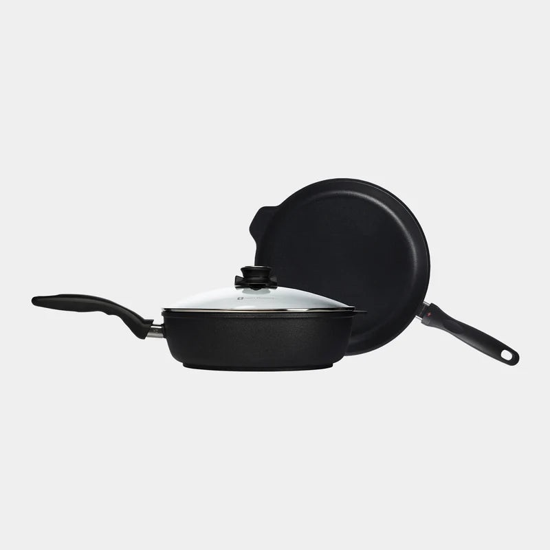 Swiss Diamond – XD Nonstick 3-Piece Set – Fry Pan & Saute Pan – INDUCTION