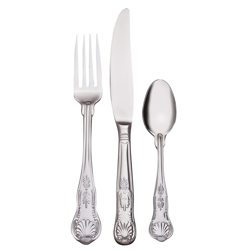 World Tableware 244 554 Kings 7 1/4″ 18/0 Stainless Steel Heavy Weight Bread and Butter Knife – 12/Pack