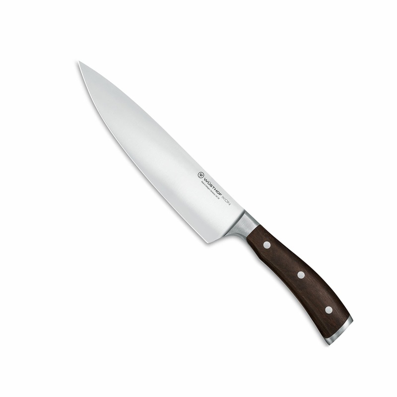 Wusthof Ikon Blackwood – 8″ Chefs Knife- Personalized Engraving Available