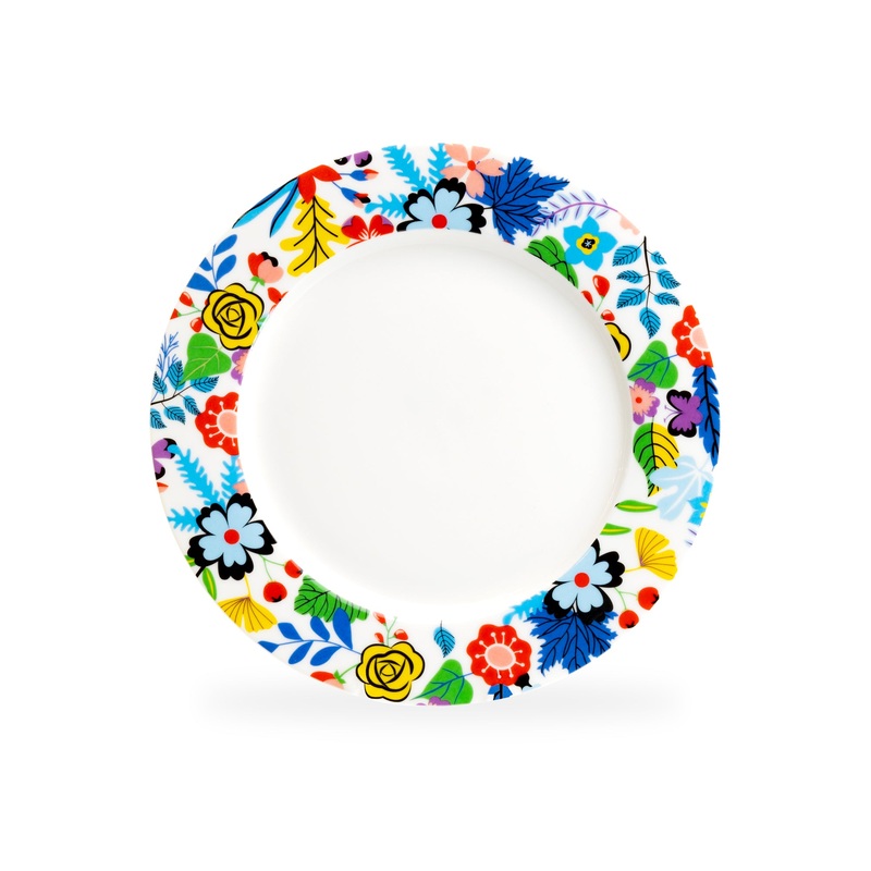 7.5″ Mad Hatter Fine Porcelain Dessert Plate