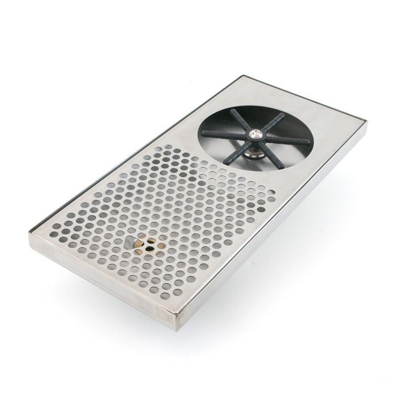Barista Basics 7″ x 15″ x 7/8″ Built In Rinser With Side Spray