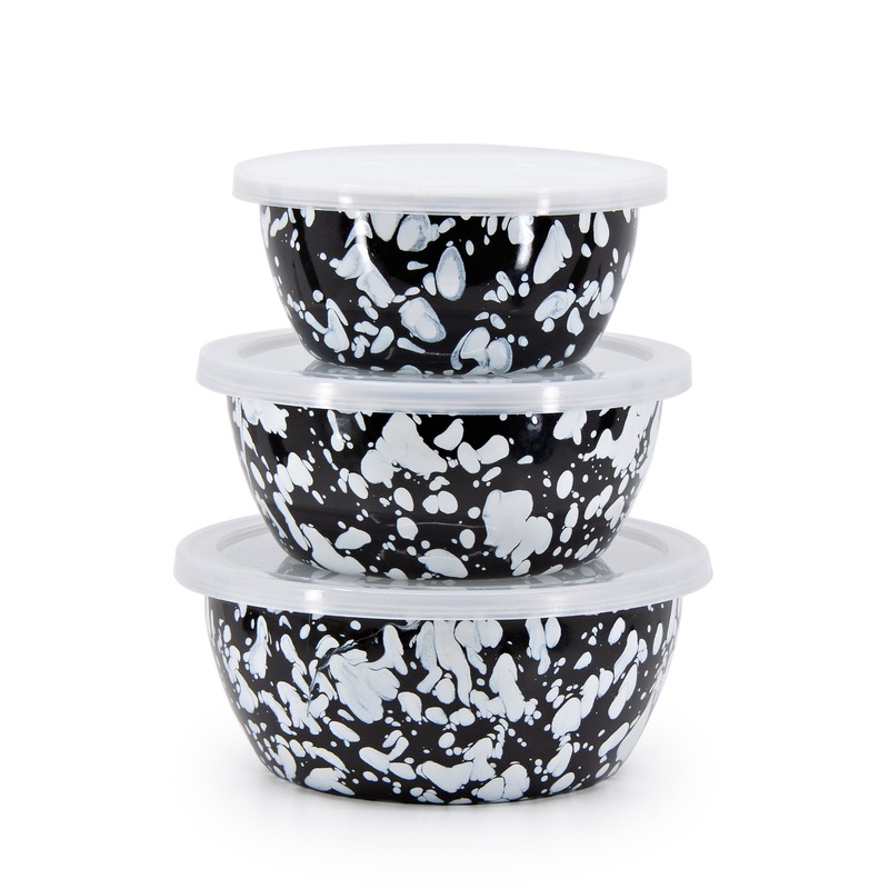 Black Swirl Nesting Bowls
