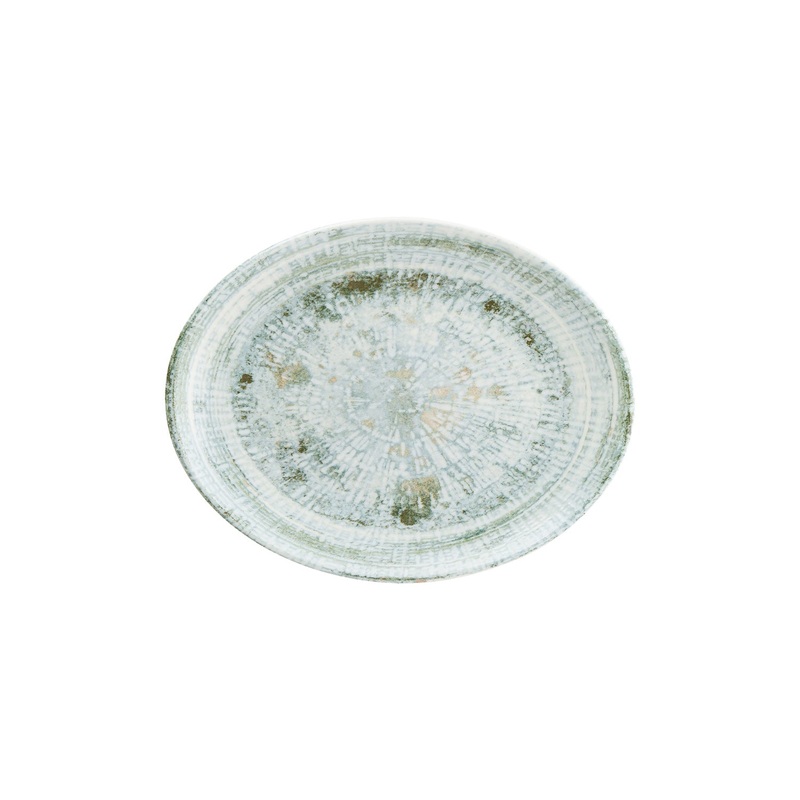 Odette 12.25″ x 9.5″ x h:1″ Oval Decorated Porcelain Platter
