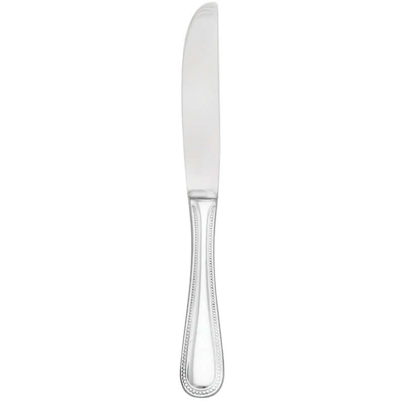 Walco 9211 Classic Bead 7″ 18/10 Stainless Steel Extra Heavy Weight Butter Knife – 12/Pack