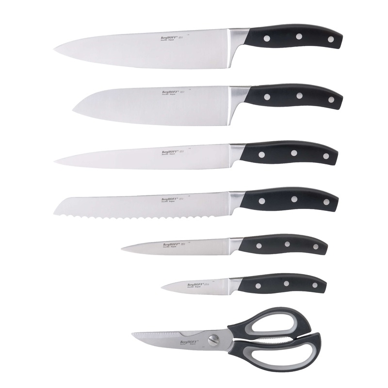 BergHOFF All-In-One 7Pc Forged Knife Set, ABS Handle With Triple Rivet
