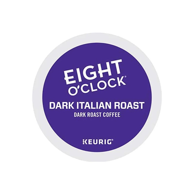 Eight O’Clock Dark Italian K-Cup Recyclable Coffee Pods (Box of 24)