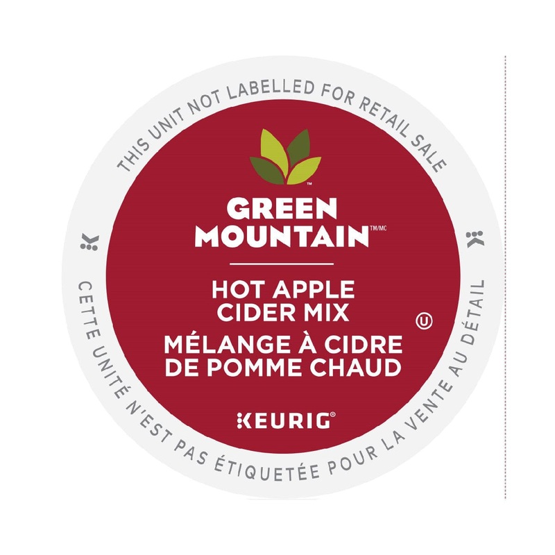 Green Mountain Apple Cider K-Cup Recyclable Pods (Box of 24)