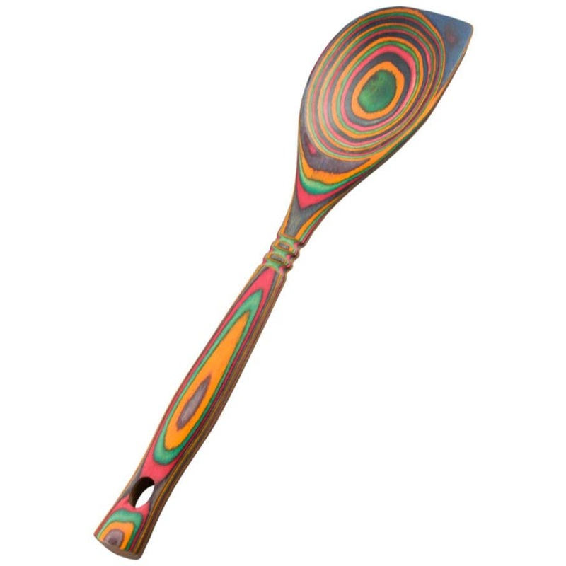 Island Bamboo Corner Spoon – Rainbow