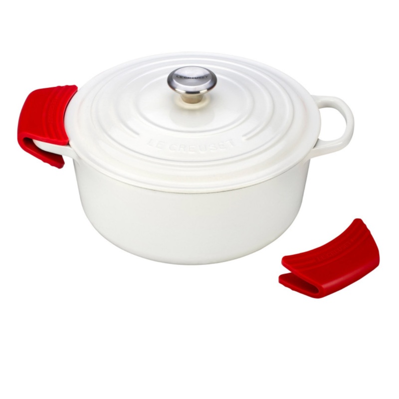 Le Creuset Silicone Pot Grips – Cerise