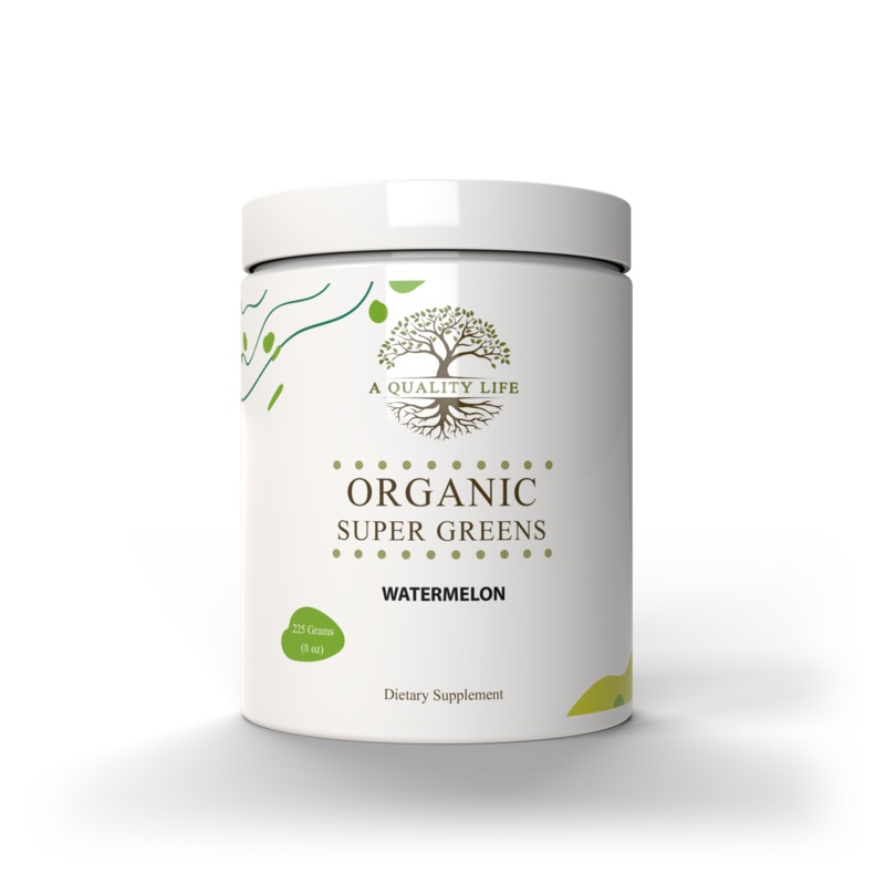 Organic Super Greens – Watermelon by A Quality Life Nutrition