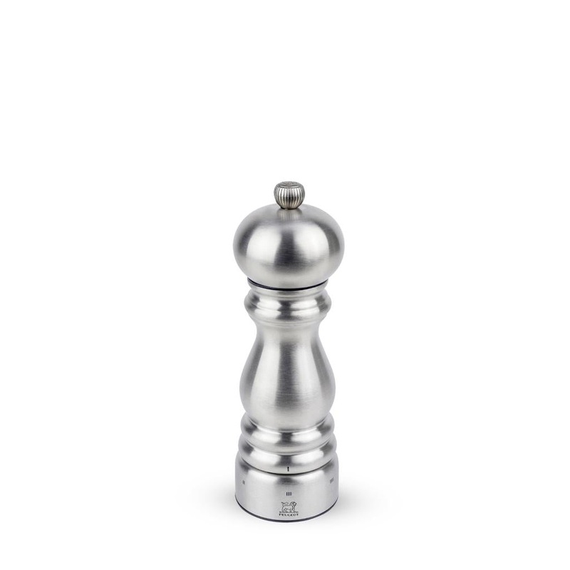 Peugeot 7″ Paris U Select Salt Mill in Stainless Steel