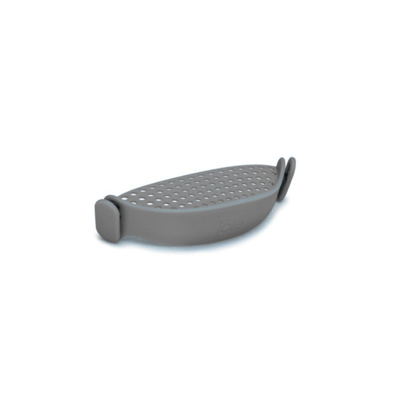 Silicone Clip-On Strainer Lid – Grey