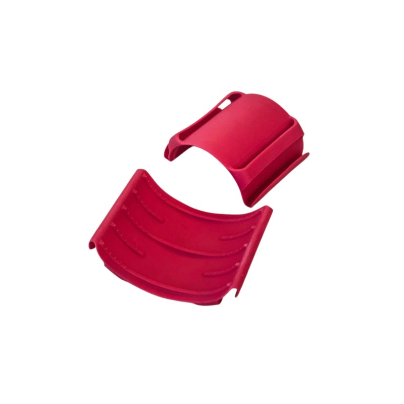 Silicone Cooking Mitt (Set of 2) – Red