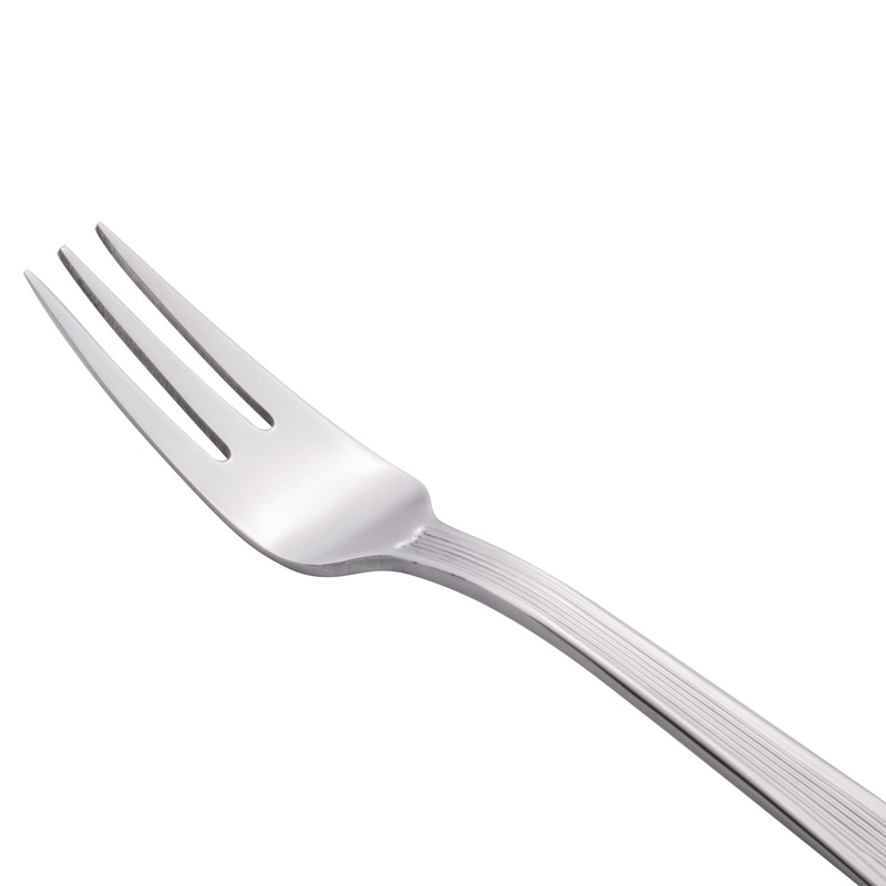 World Tableware 881 029 Minuet 6″ 18/0 Stainless Steel Heavy Weight Cocktail Fork – 12/Pack