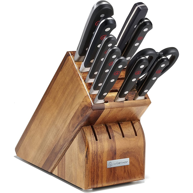 Wusthof Classic – 11 Pc. Knife Block Set, Acacia